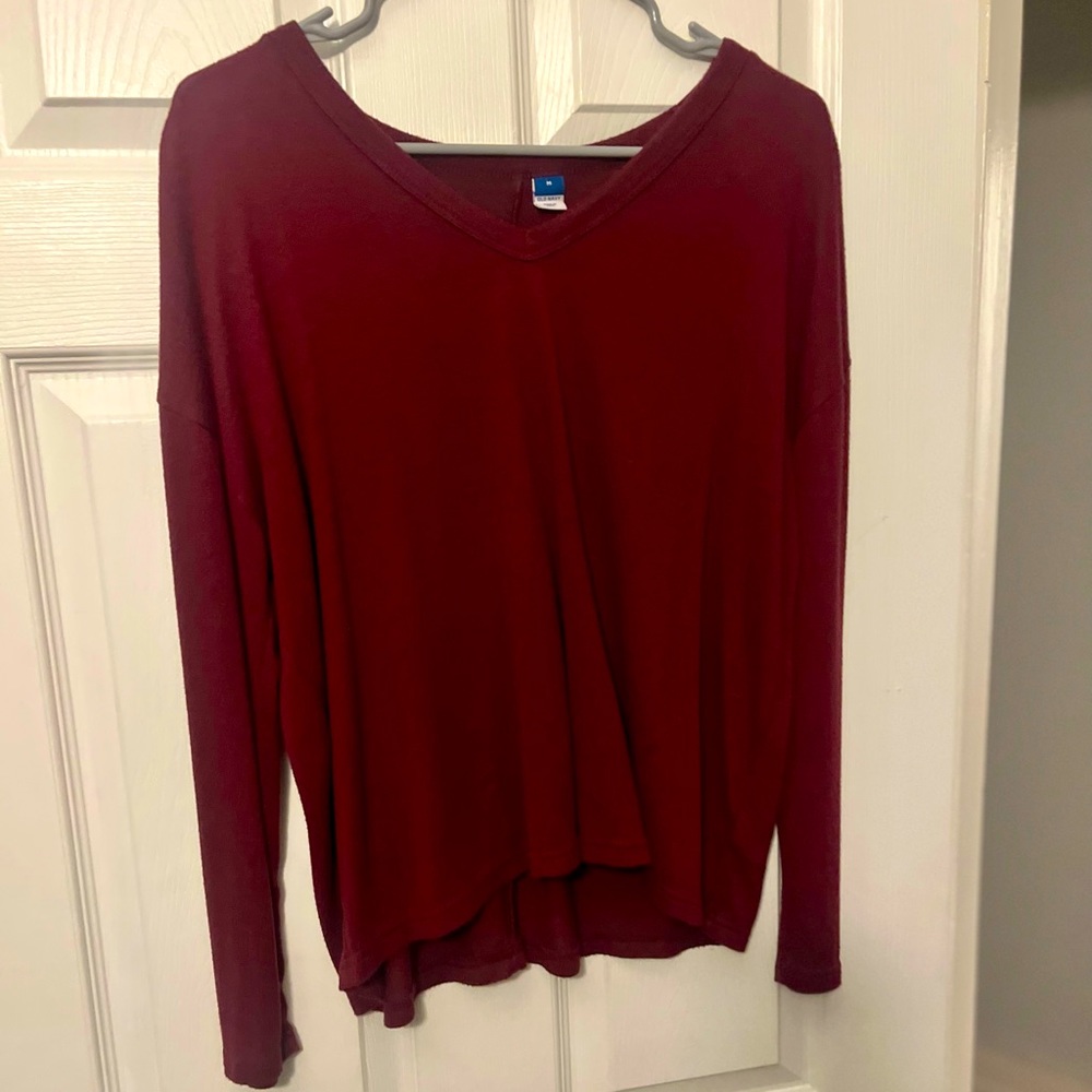 Maroon old navy sweater